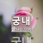 궁내로 끝나는 단어는? 1개