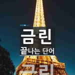 금린으로 끝나는 단어는? 1개