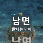 남면으로 끝나는 단어는? 1개