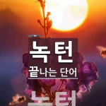 녹턴 끝 단어