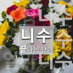 "니수" 끝 단어