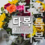 다복으로 끝나는 단어는? 4개