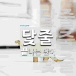 닻줄로 끝나는 단어는? 3개