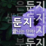둔지로 끝나는 단어는? 6개