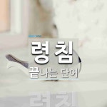 령침으로 끝나는 단어는? 1개