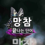 망참으로 끝나는 단어는? 1개