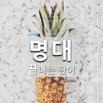 명대로 끝나는 단어는? 8개