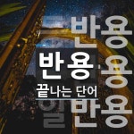 반용으로 끝나는 단어는? 3개