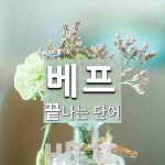 베프로 끝나는 단어는? 1개