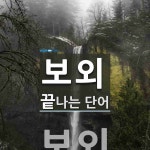 보외로 끝나는 단어는? 1개