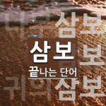 삼보로 끝나는 단어는? 4개