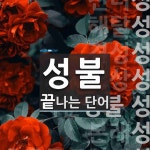 성불로 끝나는 단어는? 10개