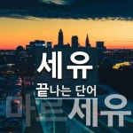 세유로 끝나는 단어는? 2개