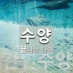 수양으로 끝나는 단어는? 3개