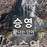 승영으로 끝나는 단어는? 1개