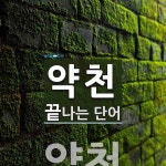 약천으로 끝나는 단어는? 1개