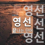 영선 끝 단어