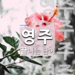 영주로 끝나는 단어는? 6개