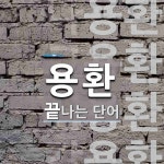 용환으로 끝나는 단어는? 4개