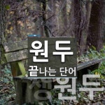 원두로 끝나는 단어는? 2개