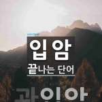 입암으로 끝나는 단어는? 1개