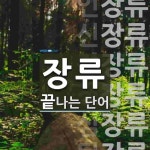 장류로 끝나는 단어는? 11개