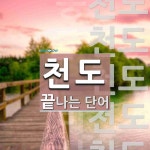 천도로 끝나는 단어는? 8개