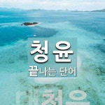 청윤으로 끝나는 단어는? 1개