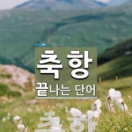 축항으로 끝나는 단어는? 1개