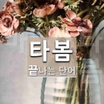 타봄으로 끝나는 단어는? 1개