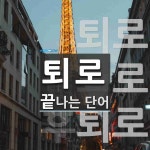 퇴로로 끝나는 단어는? 3개