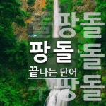 주식회사 팡돌 | 팡돌로 끝나는 단어는? 3개