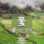퐃으로 끝나는 단어는? 1개