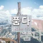 품다로 끝나는 단어는? 5개
