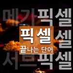 픽셀로 끝나는 단어는? 3개