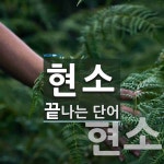 현소 끝 단어
