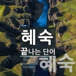 혜숙으로 끝나는 단어는? 2개