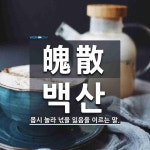 魄散(백산)의 뜻과 관련 한자어