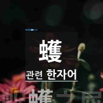 蠖에 관한 한자어 1개: 蚇蠖之屈(척확지굴): 자벌레가 몸을 蠖에 관한 한자어 1개: 蚇蠖之屈(척확지굴): 자벌레가 몸을 