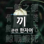 끼에 관한 한자/한자성어/사자성어 4개  끼에 관한 한자/한자성어/사자성어 4개