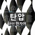 탄압에 관한 한자/한자성어/사자성어 3개  탄압에 관한 한자/한자성어/사자성어 3개