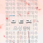 초성 ㅁㅌㅈ(으)로 이루어진 단어 50개