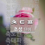 초성 ㅊㄷㅍ 단어