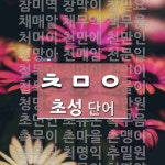 초성 ㅊㅁㅇ 단어