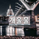 개울물 뜻: 개울에 흐르는 물.