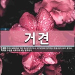 거견 뜻: 법무(法舞)에서 하는 춤 동작의 하나. 외거(外擧) 동작에서 팔을 들어 뒤로 젖히되, 어깨