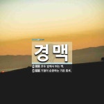 경맥 뜻: 후두 옆에서 뛰는 맥., 기혈이 순환하는 기본 통로. [국어 사전]