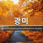 광미 뜻