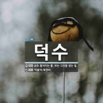 덕수 뜻: 곧추 떨어지는 물. 또는 그것을 맞는 일., ‘덕솔’의 북한어. [국어 사전]