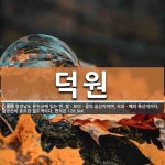 덕원 뜻: 함경남도 문천군에 있는 면. 쌀ㆍ보리ㆍ콩의 집산지이며, 사과ㆍ배의 특산지이다. 함경선의 중